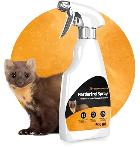 Spray martres 500ml - PROTECTION LONG TERME - Repousse les martres à l'eucalyptus - Spray martres voiture - anti martres
