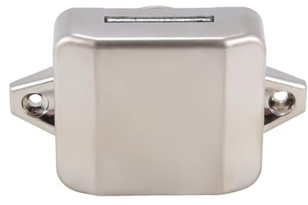 MOHUIED 5 cerraduras de botón for Armario, cajón, Puerta de Muebles, sin Llave, for Caravana, Barco, Caravana, Coche, Camping para RV Almacenador De Almace