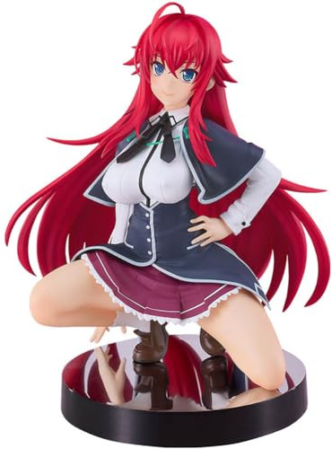DEXSHUN Rias Gremory Anime Figura de Manga Figuras Uniforme Rias Gremory Estilo Estatua PVC Anime Merch Modelo Coleccionable Regalo 14 cm
