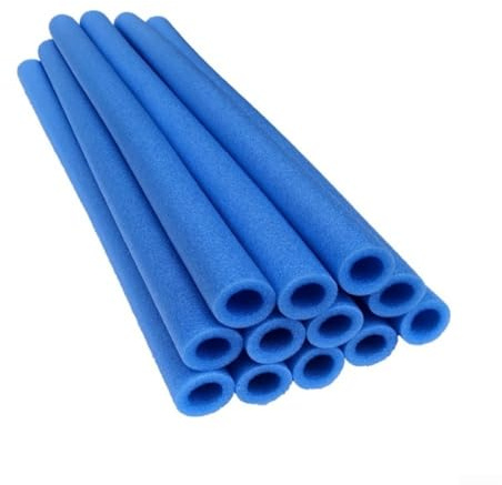 Protezioni per pali in schiuma blu, confezione da 12, 40 cm, maniche di sicurezza da giardino e attrezzature da gioco, coperture resistenti alle intemperie