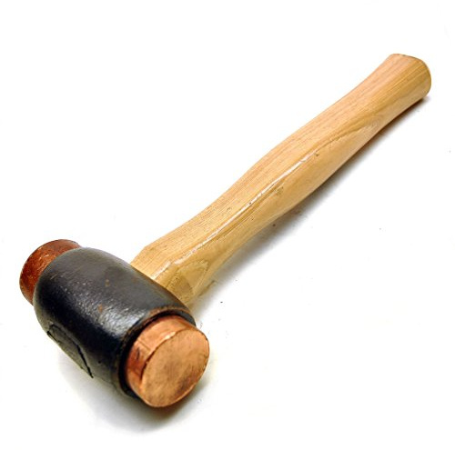 Thor No 3 Copper and Rawhide/Hide Faced Hammer/Mallet Dead Blow 3lb TE398