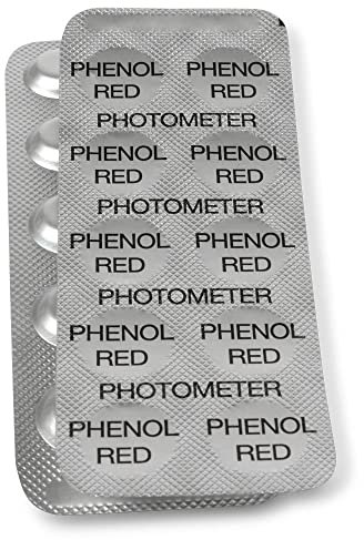 POOL Total Phenol Red Photometer Tabletten zur Analyse des pH-Wert im Schwimmbecken oder Whirlpool (100)