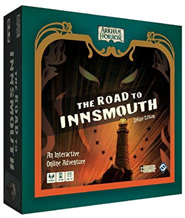Dara Studios Hourglass Escapes | The Road to Innsmouth: Arkam Horror Files | Escape Game | Ages 14+ | 1-4 Players | 90-120 Minutes Playing Time