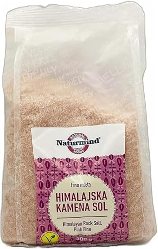Naturligt Himalayasalt – 1 x 500g | Premiumkvalitet | Hälsosamt val | Mångsidig användning | Etiskt producerad | Återförslutningsbar påse | Perfekt för matlagning, kryddning med mera