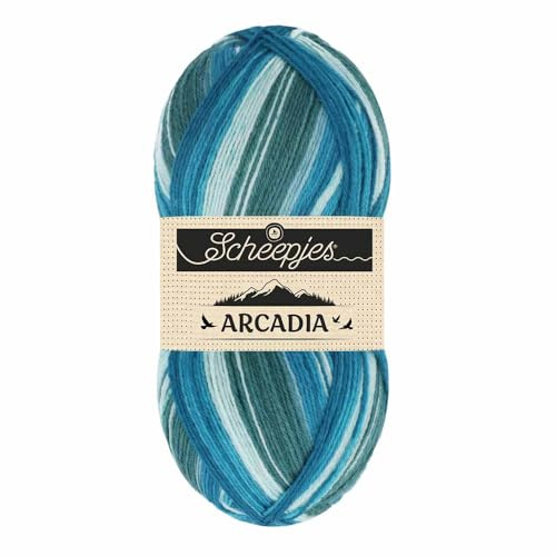 Scheepjes - Scheepjes Arcadia 906 Oasis - Resistant Sock Yarn - 1x100g