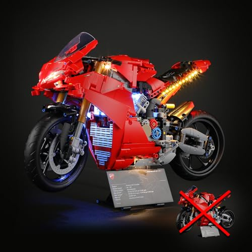 LIGHTAILING Jeu de Lumières pour Lego-42202 La Moto Ducati-Panigale-V4-S - Modèle en Blocs De Construction - Ne Figurant Pas sur Le Modèle