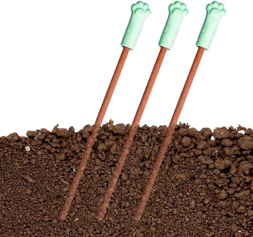 Indicatore 'acqua di terra, tester di umidità del terreno, controllo 'umidità botanica con punte porose, per il monitoraggio della crescita, set di bastoncini da lettura per coltivazione