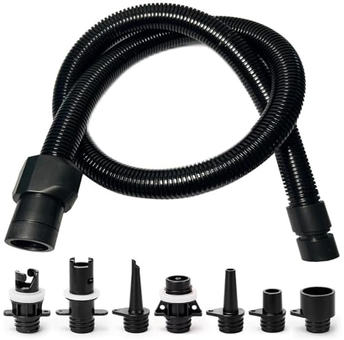 Kit de adaptador de bomba de sup,8PCS Adaptador de Válvula de Aire para Sup,Accesorios de Adaptador de Bomba Sup Adaptador Inflador Paddle Surf Colchon para Canoa,Sup,Paddle Board,Bote Inflable,Kayak
