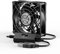ELUTENG Ventilador USB 8cm con L/M/H 3 Velocidad Portátil Ventiladores PC para hogar/Oficina/Viaje de Negocios Metal 5V Ventilador 80mm USB Fan para PS4/Laptop/TV Box