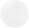 PANA® Runde Badematte Hochflor (Ø 90 cm) • Badteppich rund aus weichen Mikrofasern • Saugstark & waschbar • Runder Duschvorleger, Badvorleger, Badezimmerteppich rund • Farbe: Weiß