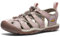 KEEN Damen Clearwater CNX Sandalias, Timberwolf/Fawn, 40.5 EU