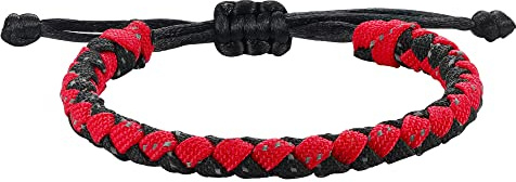 JENDEAR SHINE Bracciale da Uomo in Paracord, Baccialetto Impermeabile Regolabile Intrecciato a Mano per Vela, Surf, Escursionismo All'aperto