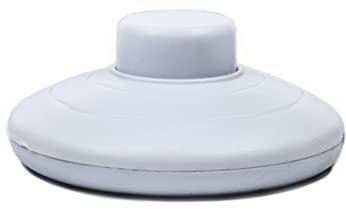 LSSEDA Zugschnurschalter, Deckenschalter, 250 V Wechselstrom-Stromleitung, halber Fußschalter for Stehlampen, DIY-Netzkabelbeschläge (Farbe: C2, Größe: 5 Stück) (Color : White, Size : 5 Pieces)