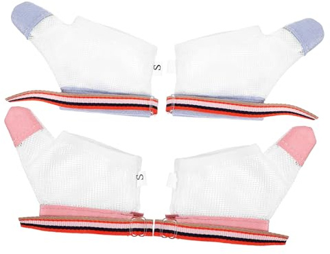 ifundom Babyprodukt Stop Sucking Thumb Soft Andningsbar 2-pack För Småbarn Spädbarn