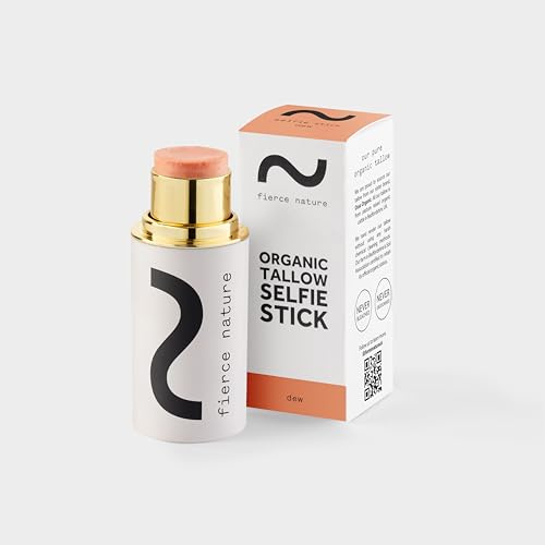 Selfie Stick Tallow Balm for Contour, Blush and Lips, Face Moisturiser, Dew - 7g