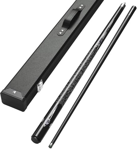 YWRU Taco de Billar Fibra de Carbono 148CM Punta de10mm/11.5mm/13mm Profesional Snooker Pool Cue 1/2 Taco De Piscina Arce Hecha A Mano 19-20oz(Size:10mm,Color:#3)