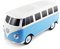 BRISA VW Collection - Volkswagen Portable Bluetooth Speaker Wireless Box with rechargable battery T1 Bus Campervan (Scale: 1:20/Classic Bus/Blue)
