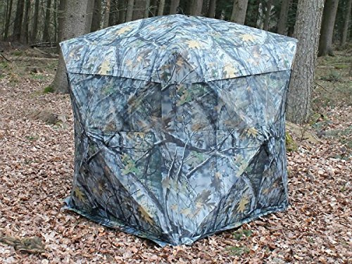 Quick Up Tarn tenda in foresta effetto – 140 x 140 cm con grandi finestre e volare Griglie per 2 persone