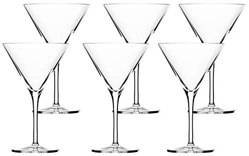 Stölzle Lausitz Cocktailschalen Professional 250 ml / 6er Set Martini Gläser/Aperitifgläser/Cosmopolitan Gläser spülmaschinenfest und stoßfest