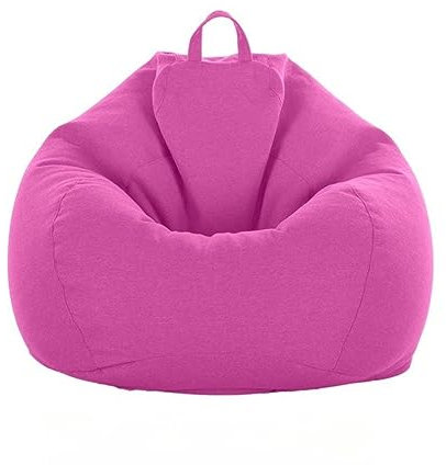 NONCHI Funda De Saco De Peluche para Adultos/Adolescentes (Sin Relleno), Funda De Saco De Peluche para Sofá, Mullido Y Perezoso, para Dormitorio, Salón - 6 Tamaños,Púrpura,XXL