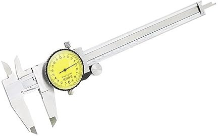 FUNTLY Uhren-messschieber 0,02 mm Messschieber, metrisches Messgerät, Messwerkzeug, Messschieber aus Edelstahl, Präzisions-Messschieber (Color : 0-300mm)