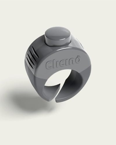 Generico Clicino Clicker Ring (Grigio, M)
