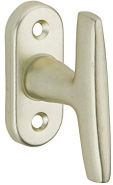 THIRARD - Bouton de Fenêtre Leto/Maïa - Aluminium - Usage Fenêtre - Type Poignée - Carré 7 mm - Finition Anodisé - Hauteur 77.5 mm - Ø 77.5 mm - Jaune/Doré