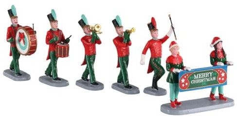 Lemax Village de Noël sur la Parade de Noël Lot de 6-03515