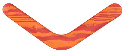TOYANDONA 1Pc Schaum Bumerang Rückkehr Dreieck Bumerang für Jungen Und Mädchen Outdoor Flug Spielzeug Rot