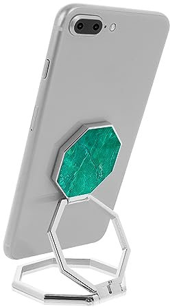 Cobee Soporte de Anillo Giratorio 360°, Metal con Mango Plegable, Ajustable para Móvil, Compatible con la Mayoría