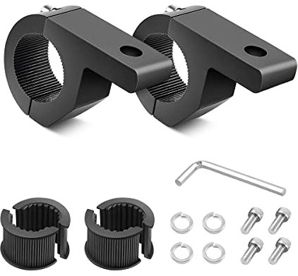 JNNJ 2 Stücke Bull Bar Halterung Klammer, Scheinwerfer Klemmhalterung Rohrklemme, Scheinwerfer Halterung Für Frontschutzbügel Geländewagen Auto Lkw Motorrad Boot