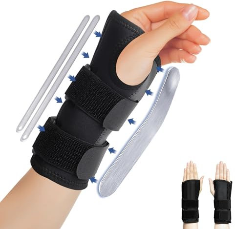 FANWINKJ Handgelenkschützer zur Sportunterstützung -Entlastung und Unterstützung für Verstauchungen, Ergonomische Handgelenkstütze für Fitness, Tennis, Gewichtheben & mehr (linke Hand)