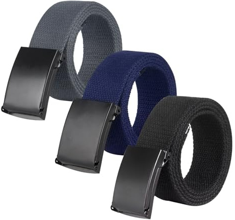 3 Pièces Ceinture Tactique Militaire Homme Tissu, Ceintures de Travail