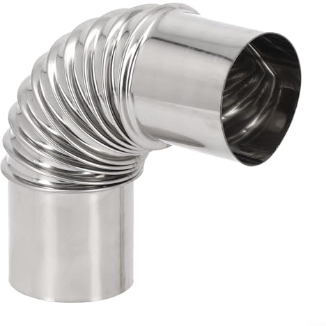 Rohrbogen aus Edelstahl, unverzichtbar für effiziente Herd- und Lüftungsanwendungen (50 mm)