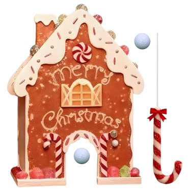 di Golf Gingerbread Candy Cane Per Feste Acrilici Divertenti E Portatili