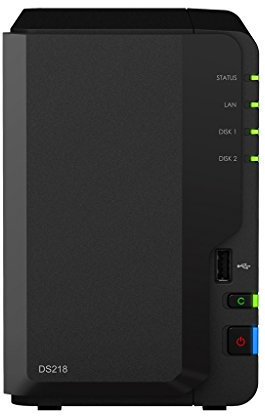 Synology DS218 6TB (2 x 3TB WD RED) 2 Bay Desktop NAS-Einheit