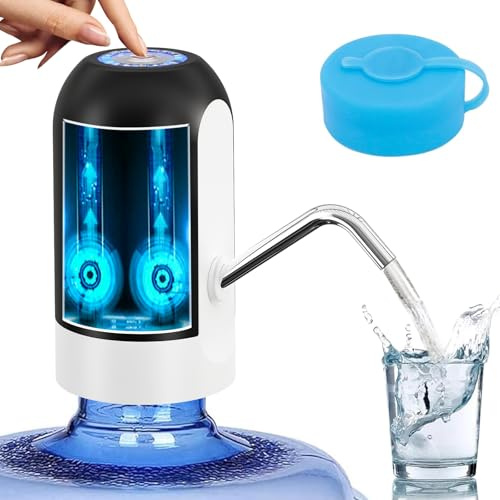 Myvision 5 Gallon Water Dispenser,Portable USB Charging Water Bottle Pump