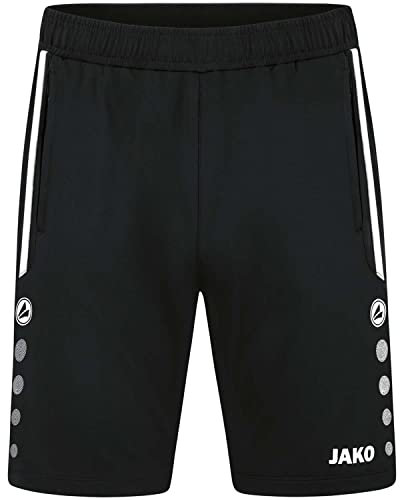 JAKO Herren Trainingsshorts Allround, Schwarz, M