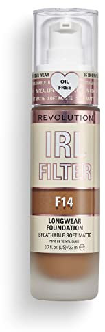 Makeup Revolution, Irl Filter, Longwear, Fond de Teint, F14, 23ml