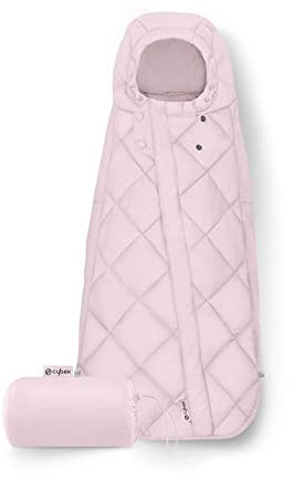 CYBEX Gold Fußsack Snøgga Mini 2, Für Babyschalen, Ab Geburt bis ca. 24 Monate, TOG 4, Powdery Pink