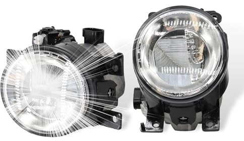 Nakkaa Pair Front Fog Lights Lamp Compatible with Q50 QX50 Q60 QX60 QX80 2014-2018 Left and Right 261554GA0A 261554GA0B