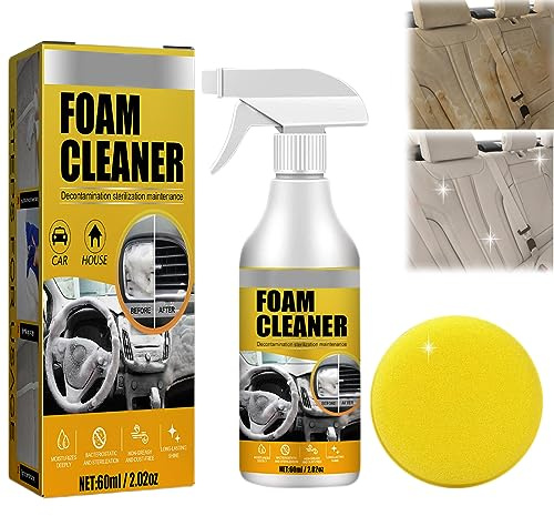 Pnedeodm Car Interior Foam Refinisher Cleaner, All Around Master Foam Cleaner, Multifunctional Car Foam Cleaner, Foam Cleaner All Purpose, Foam Cleaner for Car (1Pc)