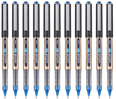 Uni-ball Rollerball Eye Broad UB-150E-10 Flüssigtinte, Blau, 1,0 mm, Box, 12 Stück