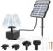 Kasanni Solar Springbrunnen fur AußEn 2.5w Solarbrunnen fur Draussen Teichpumpe Solar Solarspringbrunnen Aussen Solar Brunnen fur Draussen mit 4 Diy FontäNenstile, fur Garten,Vogelbad,Teich