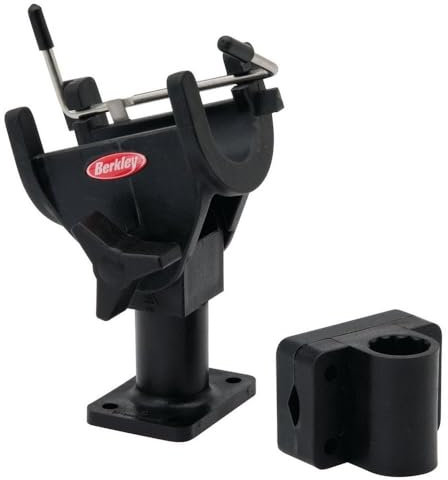 Berkley Quick-Set Boat Rutenhalter, Boots-rutenhalter Mit Klappsicherung, Schwarz