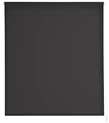 Estoralis Gove | Estor Enrollable Diseño Moderno | Translúcido Liso | Color Antracita | 130 x 235 cm (Ancho/Alto) Tamaño Tela 127 x 230 cm | Estores para Ventanas y Puertas