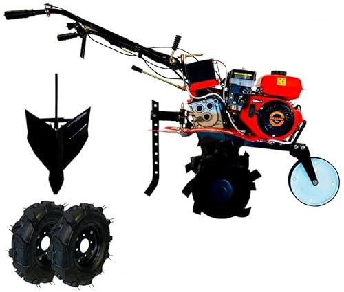 SAKAWA Motoazada Arranque Eléctrico 7CV + Accesorios + Ruedas 500X10