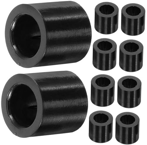 BELLIFFY 30stücke Billard Queue Spitzen Kunststoff Snooker Queue Hülsen Ersatzhülsen Montage Zubehör Aderendhülsen Röhrchen Lederreifen