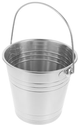 HOLIDYOYO Edelstahl Eiswürfel Eimer 1500ml Doppelwandig Isoliert Rostfrei Und Auslaufsicher Für Partys Und Ktv Multifunktionaler Kühlbehälter Für Bier Und Wein