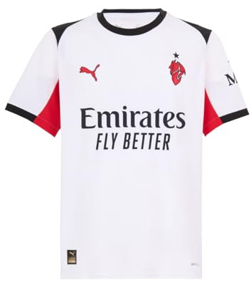 A.C. Milan Unisex's Maillot Course Troisième Officiel Football Shirt 2025/2026, Blanc, XL